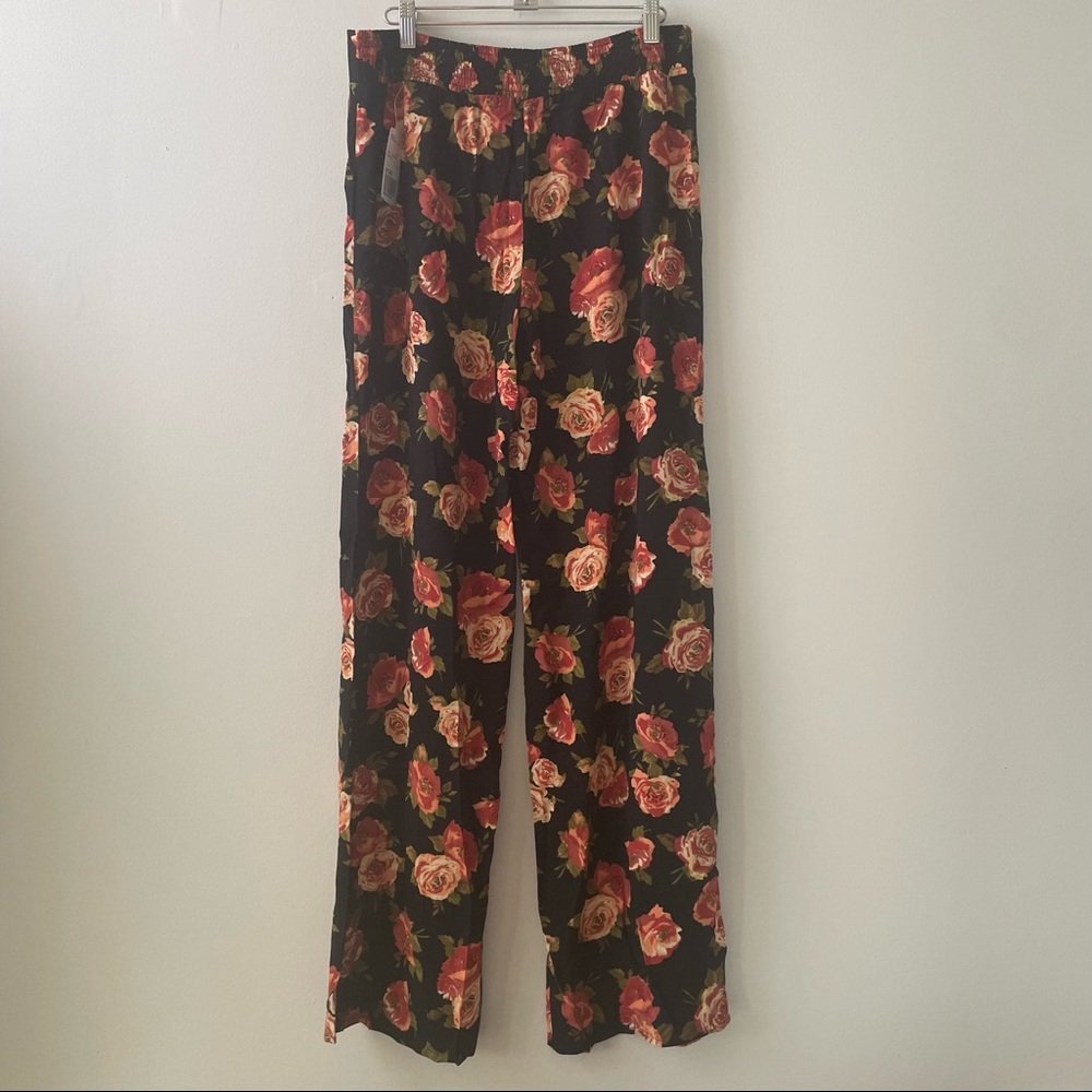 NWT Forever 21 Floral Wide Leg Pants
